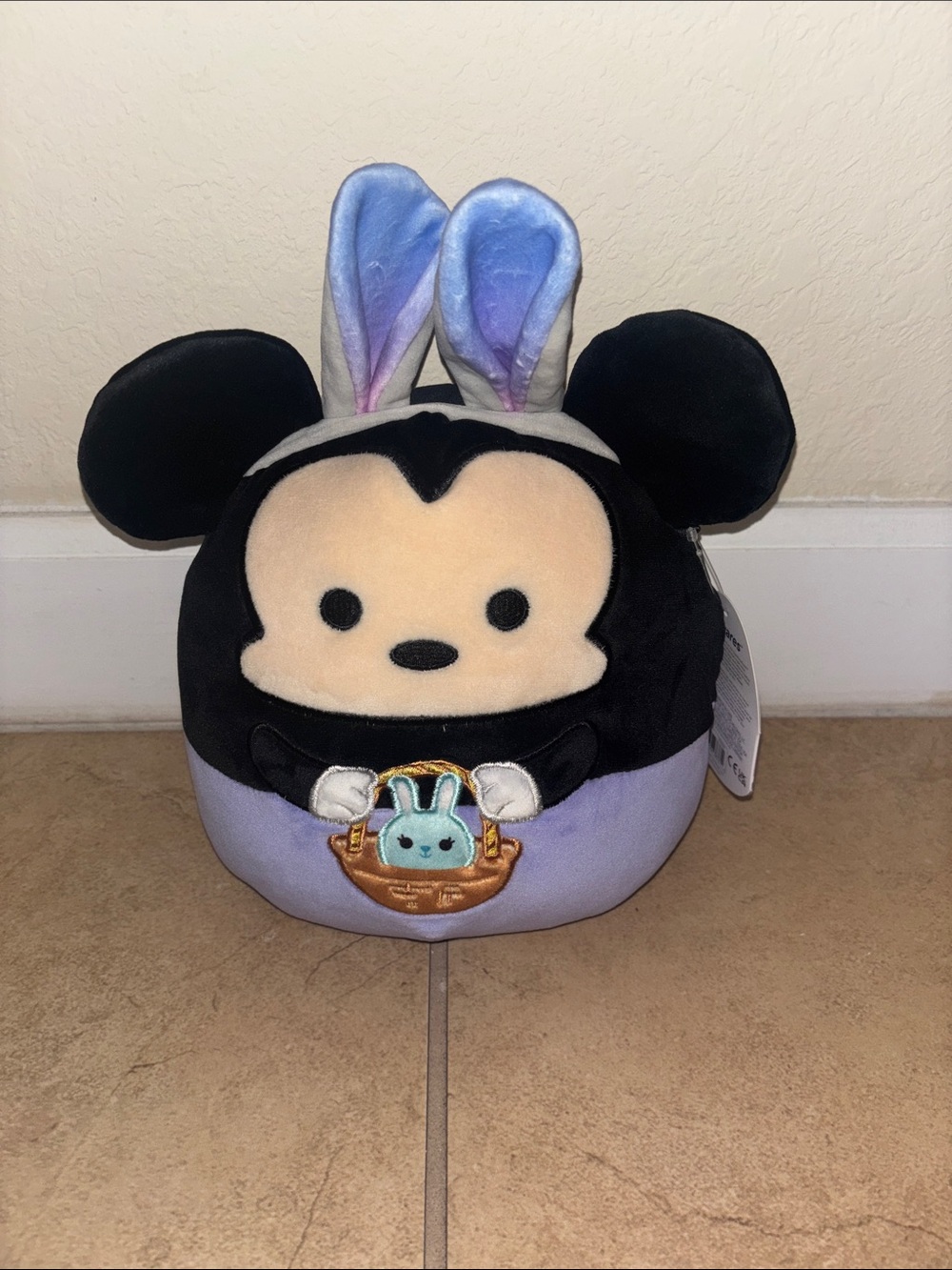 Disney Mickey Mouse with Bunny Ears - Black & Lavender